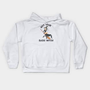 Not Your Basic Witch Kids Hoodie